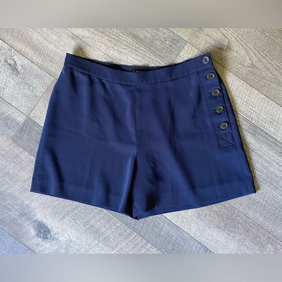 NEW! Ralph Lauren, Side-Button, Navy Blue, Shorts. Size 4P. - Picture 1 of 9